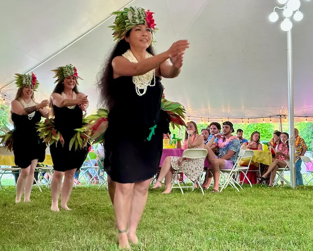 photo of polynesian dancers at a party